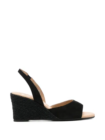 Manebi Wedge Slingback Sandals In Multi