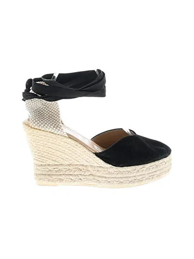 Pre-owned Manebi Wedges In Black