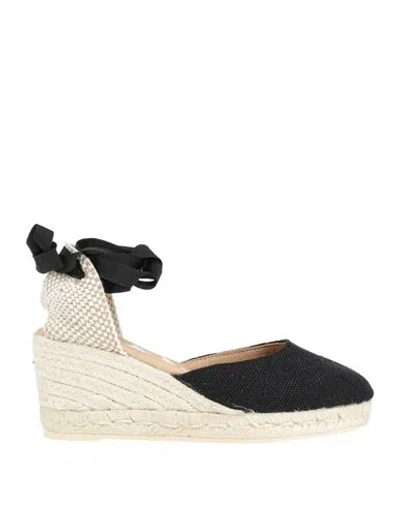 Manebi Manebí Woman Espadrilles Black Size 8 Organic Hemp