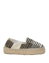 Manebi Manebí Woman Espadrilles Black Size 8 Textile Fibers In Black