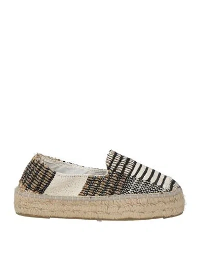 Manebi Manebí Woman Espadrilles Black Size 8 Textile Fibers