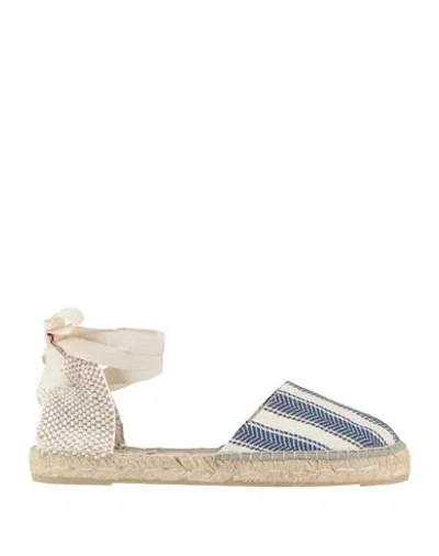 Manebi Manebí Woman Espadrilles Blue Size 8 Recycled Cotton