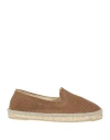 Manebi Manebí Woman Espadrilles Light Brown Size 8 Textile Fibers