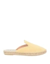 Manebi Manebí Woman Espadrilles Light Green Size 11 Soft Leather