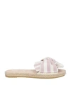 Manebi Manebí Woman Espadrilles Lilac Size 7 Textile Fibers In Purple