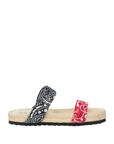 Manebi Manebí Woman Espadrilles Red Size 10 Textile Fibers