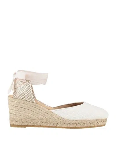 Manebi Manebí Woman Espadrilles White Size 8 Organic Hemp