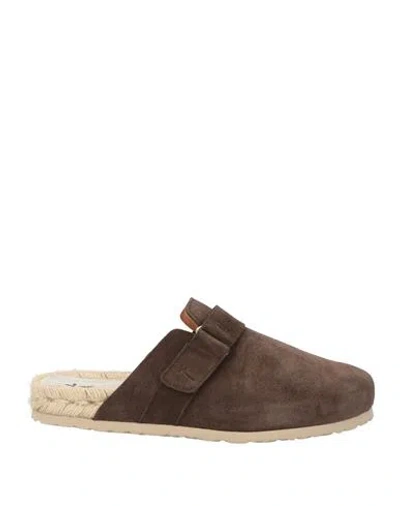 Manebi Manebí Woman Mules & Clogs Dark Brown Size 10 Leather