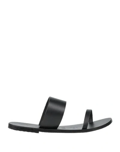 Manebi Manebí Woman Sandals Black Size 8 Leather