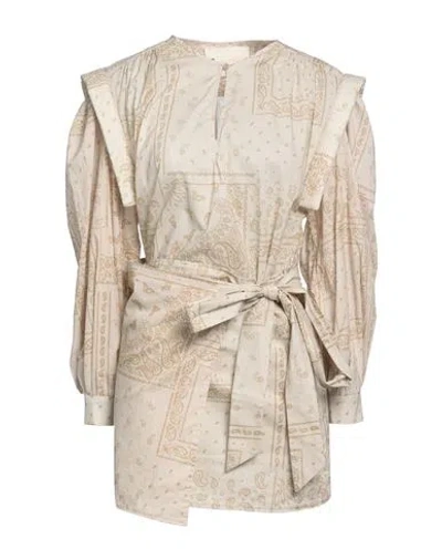 Manebi Manebí Woman Top Sand Size S Cotton In Beige