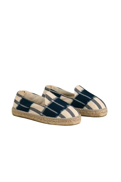 Manebi Women's Dyed Cotton Espadrilles In Navy Blue/indigo In Multi