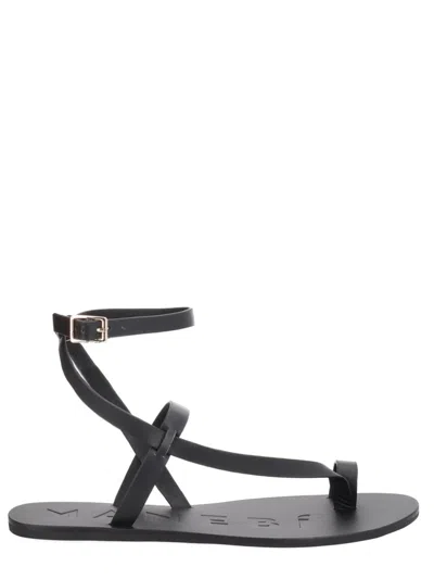 Manebi Women's Flat Strappy Sandals In Black