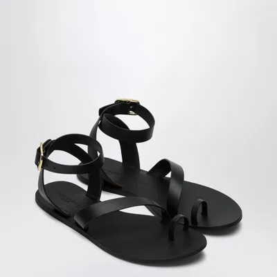 Manebi Women's Leather Gladiator Style Sandals