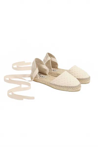 Manebi Women's Lightweight Mini Flat Shoes In White