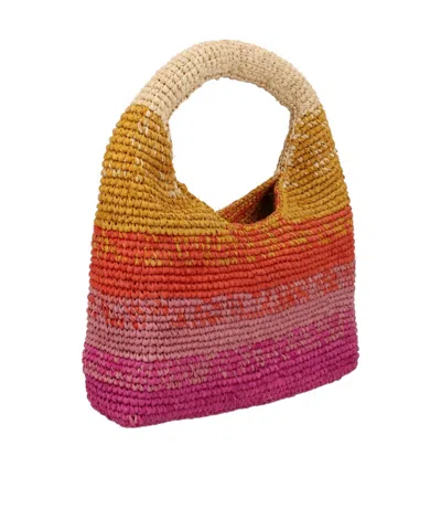 MANEBI MANEBÍ WOVEN RAFFIA SHOULDER BAG