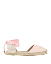 Manebi Manebí X Forte_forte Woman Espadrilles Pink Size 8 Textile Fibers