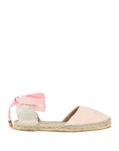 Manebi Manebí X Forte_forte Woman Espadrilles Pink Size 8 Textile Fibers
