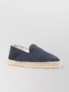 Manebi Yucatan Woven Texture Espadrilles In Blue