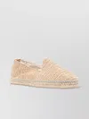 Manebi Yucatan Woven Texture Espadrilles In Neutral