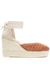 Manebi Manebí Wedge Espadrilles Shoes In Neutrals