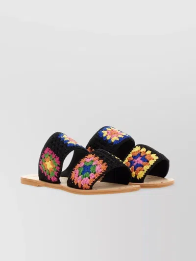 Manebi Yucatán Crochet Cotton Sandals