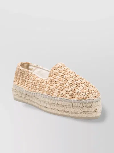 MANEBI ZIGZAG WOVEN RAFFIA ESPADRILLES