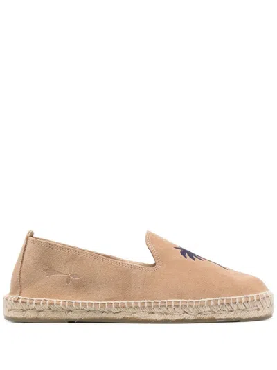 MANEBI MANEBIESPADRILLES WITH PALM TREE EMBROIDERY