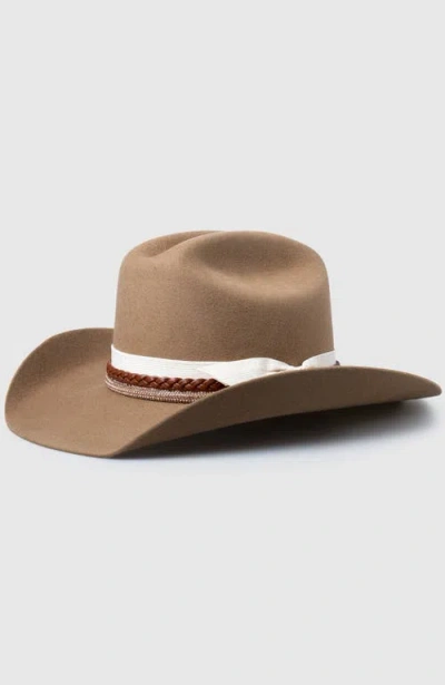 Manela Canyon Belle Wool Western Cowboy Hat In Brown