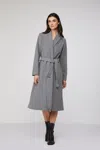 Mangano Cappotto A Vestaglia  Mara  Grigio In Gray