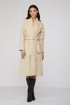 Mangano Cappotto A Vestaglia Mara Panna In Neutral