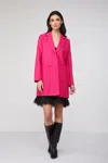 Mangano Cappotto  London  Fucsia In Rosa