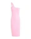 Mangano Woman Midi Dress Pink Size 8 Cotton