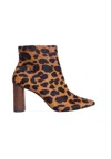 Mangará Atelier Animal Print Women's Sapucaia - 8.4cm Block Heel Ankle Women's Boots In Animal Print