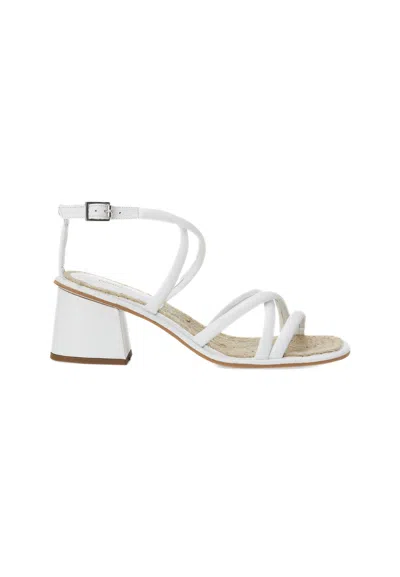 Mangará Atelier Bromelia Women's Sandals - Block Women's Heel In White
