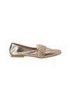 Mangará Atelier Baru Leather Loafers - Women's Summer In Gold