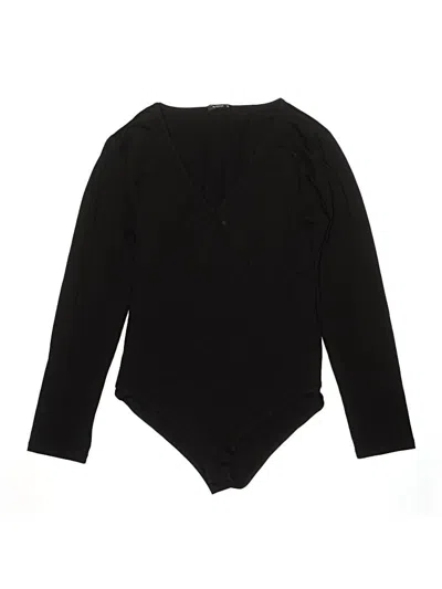 Pre-owned Mangdiup Bodysuit In Black