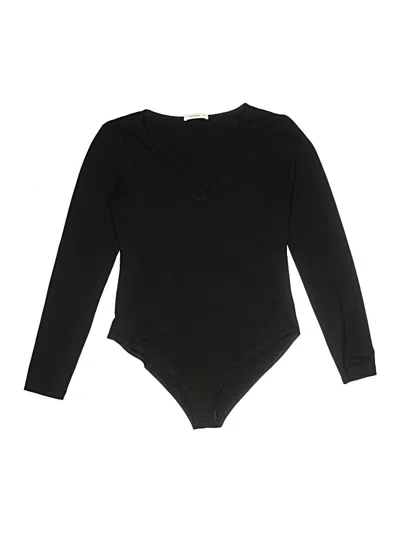 Pre-owned Mangdiup Bodysuit In Black