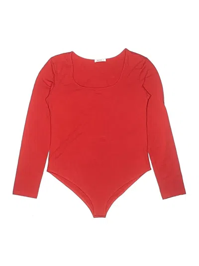 Pre-owned Mangdiup Bodysuit In Red