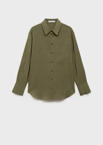 Mango Shirt Khaki