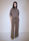 Shop Mango Sweat-shirt Col Montant Zippé Marron Moyen - Femme - M -  In Medium Brown