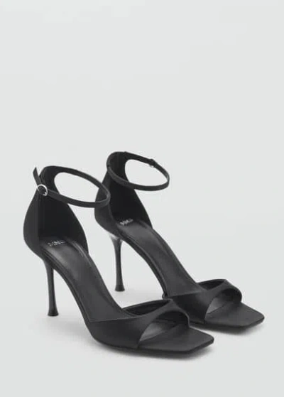Mango - Sandales Noir - 39 - Femme In Black