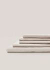 Mango 100% Linen Top Sheet Queen Bed In Beige