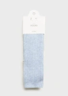 Mango 2 Pack Ribbed Socks Sky Blue In Sky Blue