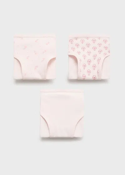 Mango Pack 3 Culottes Coton Rose - Enfants - 11-12 Ans -  Kids In Pink
