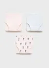 Mango Pack 3 Culottes Coton Bleu Ciel - Enfants - 13-14 Ans -  Kids In Multi