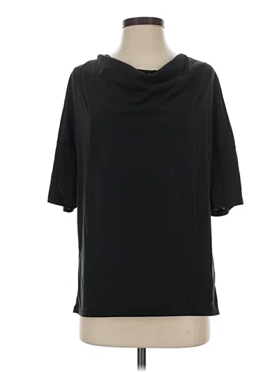 Pre-owned Mango 3/4 Sleeve T-shirt In Black