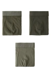 Mango 3-pack Boxer Briefs In Green