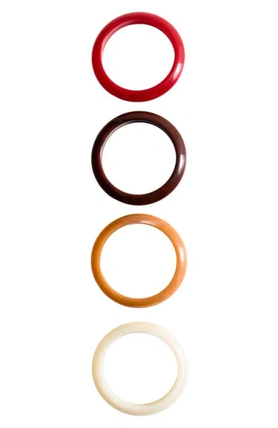 MANGO MANGO 4-PACK BANGLE BRACELETS