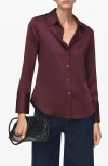 Mango Abstract Print Button-up Shirt In Red