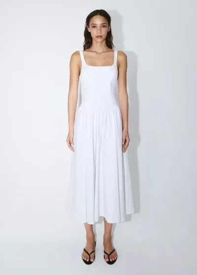 MANGO A-LINE DRESS WITH OPEN BACK